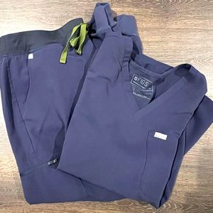 Figs Set: XL Quiet Navy